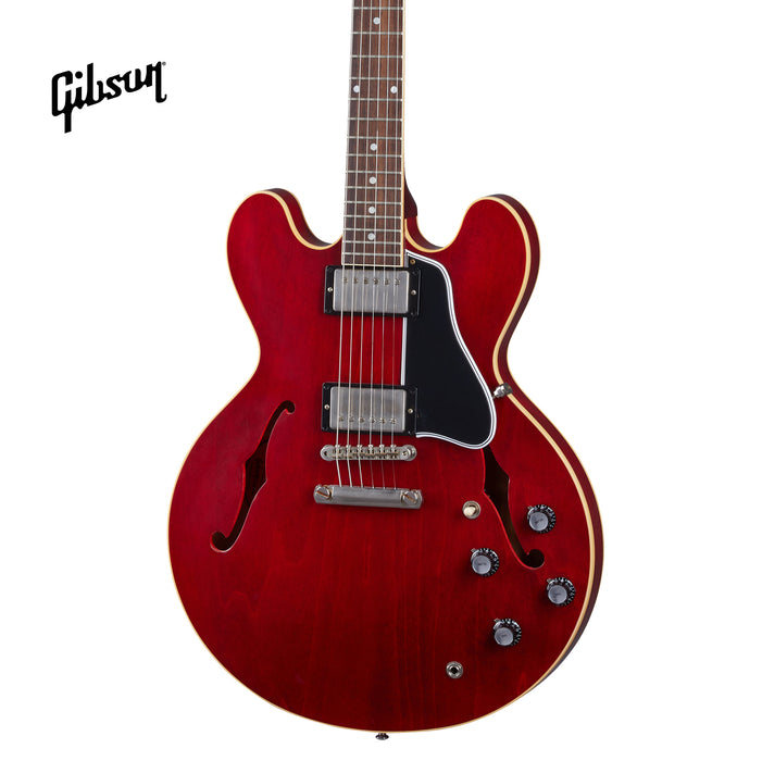 GIBSON 1961 ES-335 REISSUE ULTRA LIGHT AGED SEMI-HOLLOWBODY ELECTRIC GUITAR - 60S CHERRY - Music Bliss Malaysia