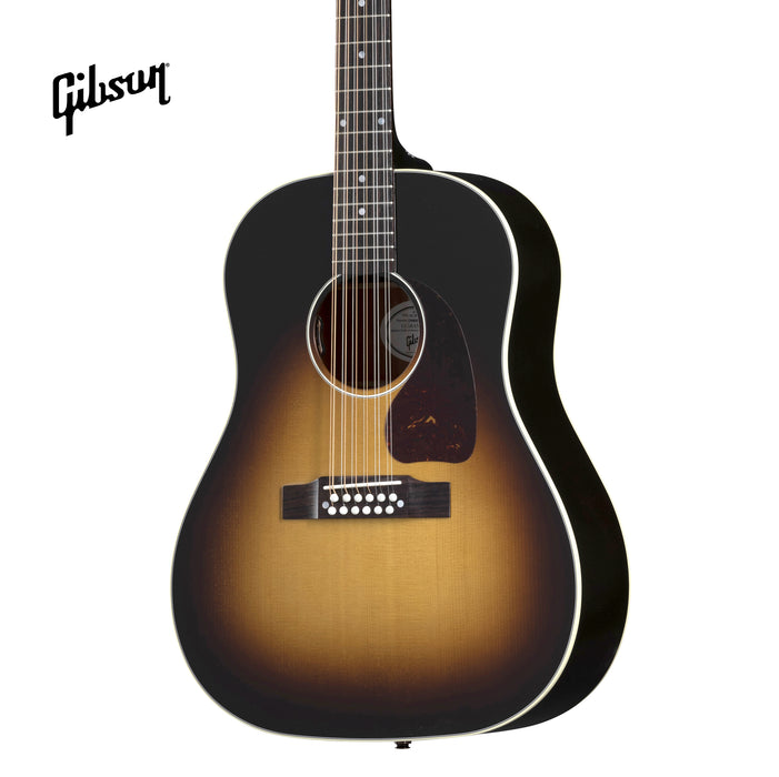 GIBSON J-45 STANDARD 12-STRING ACOUSTIC-ELECTRIC GUITAR - VINTAGE SUNBURST - Music Bliss Malaysia