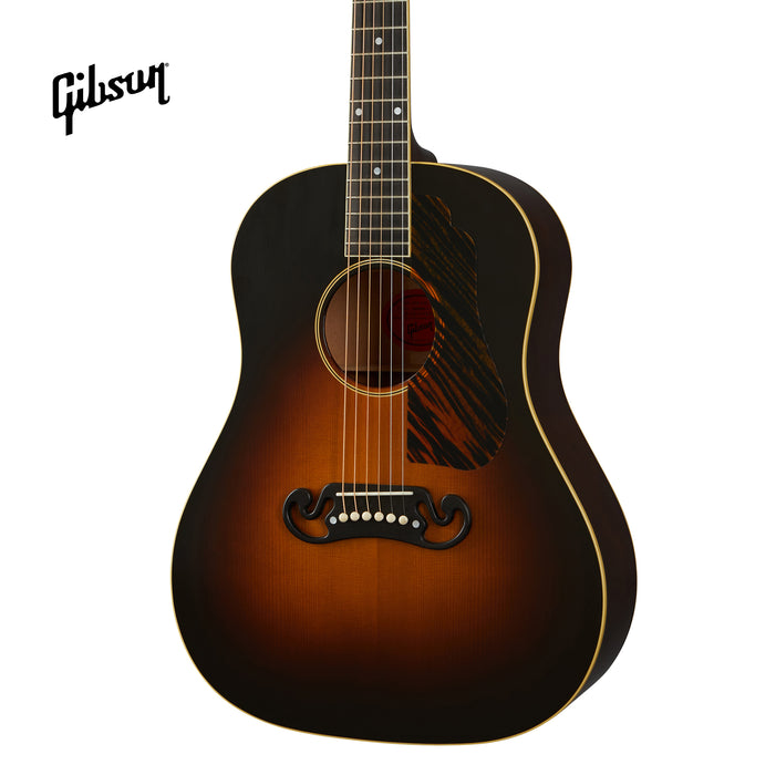 GIBSON 1939 J-55 ACOUSTIC GUITAR - FADED VINTAGE SUNBURST - Music Bliss Malaysia