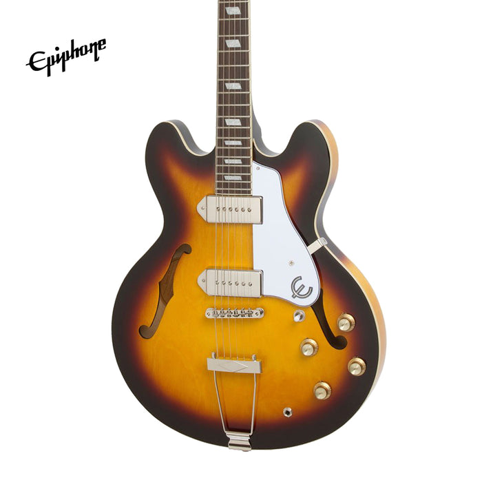 Epiphone Casino Archtop Hollowbody Electric Guitar - Vintage Sunburst - Music Bliss Malaysia