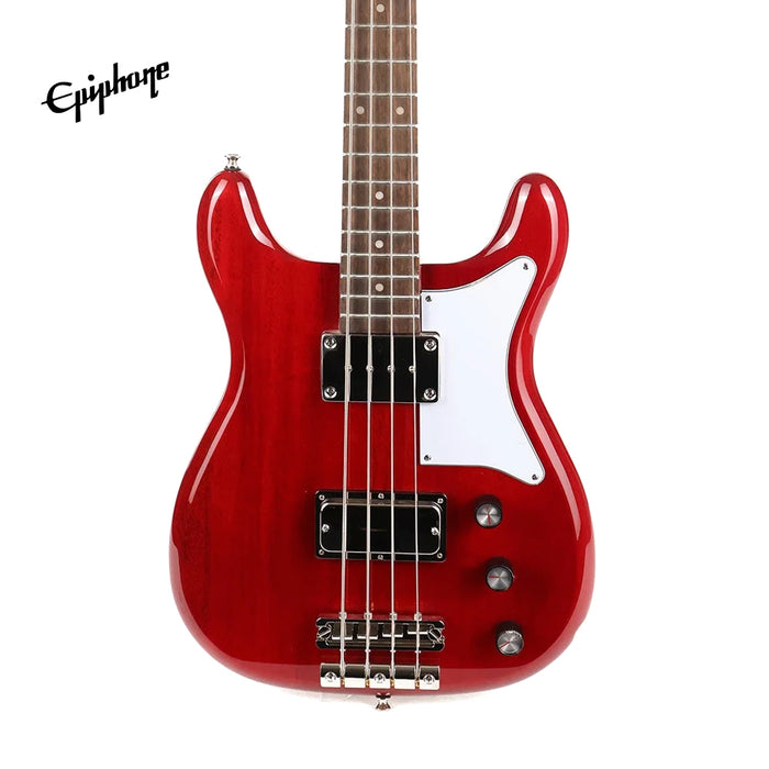 Epiphone Newport Electric Bass Guitar - Cherry - Music Bliss Malaysia