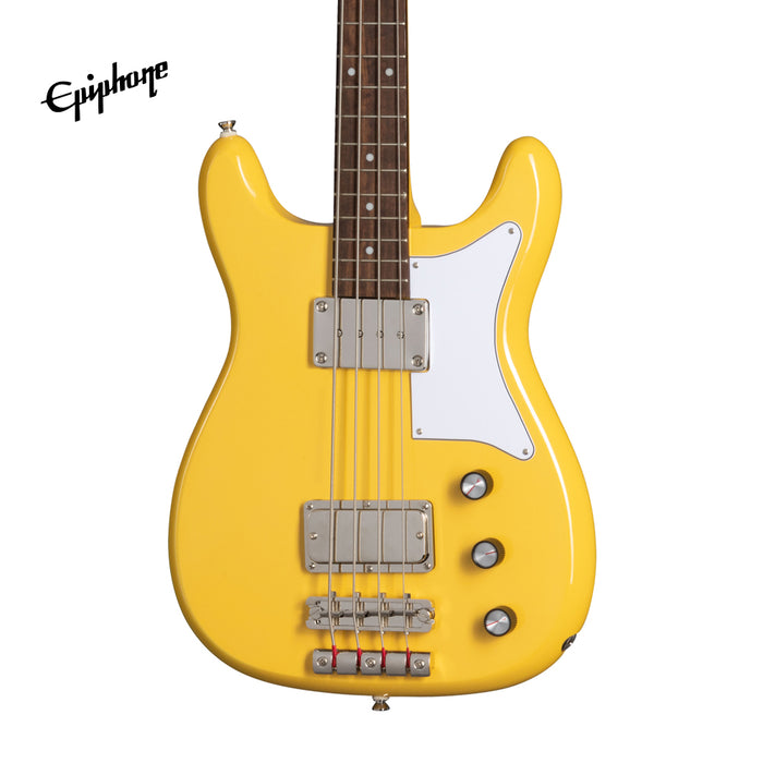 Epiphone Newport Electric Bass Guitar - Sunset Yellow - Music Bliss Malaysia