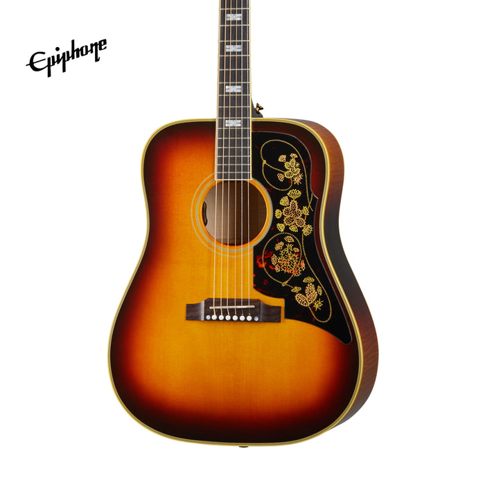 Epiphone USA Frontier Acoustic-Electric Guitar, Case Included - Frontier Burst - Music Bliss Malaysia