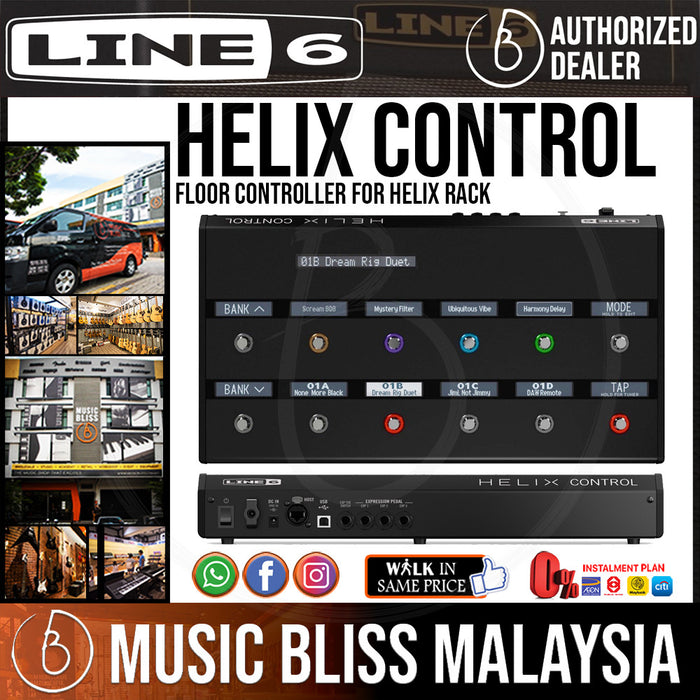 Line 6 Helix Control - Floor Controller for Helix Rack - Music Bliss Malaysia